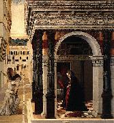 Gentile Bellini The Annunciation oil on canvas
